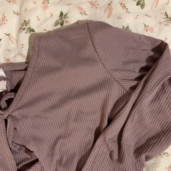 LIVI by Olivia Rae Purple Long Sleeve w/ Attached Tank - Picture 3 of 13